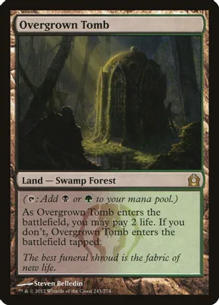 Overgrown Tomb (RTR-R) Moderate Play