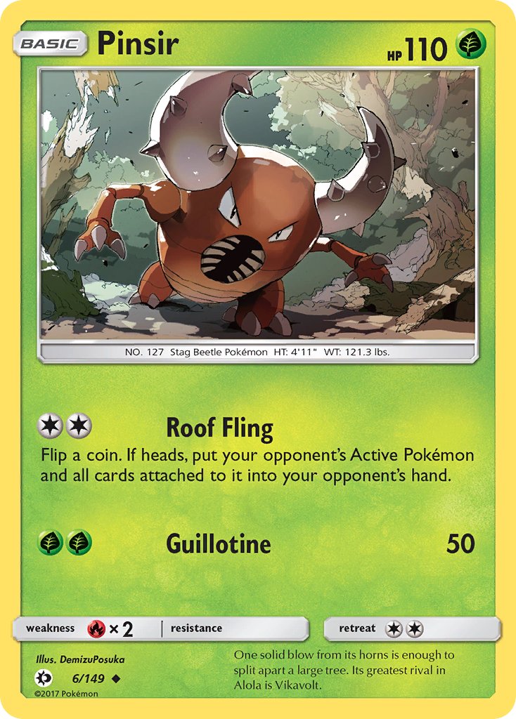 Pinsir - 006/149 (SM01) Uncommon - Near Mint