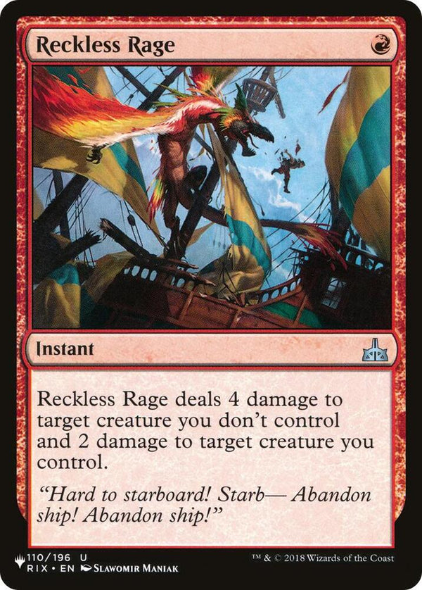 Reckless Rage (RIX-U-LIST)