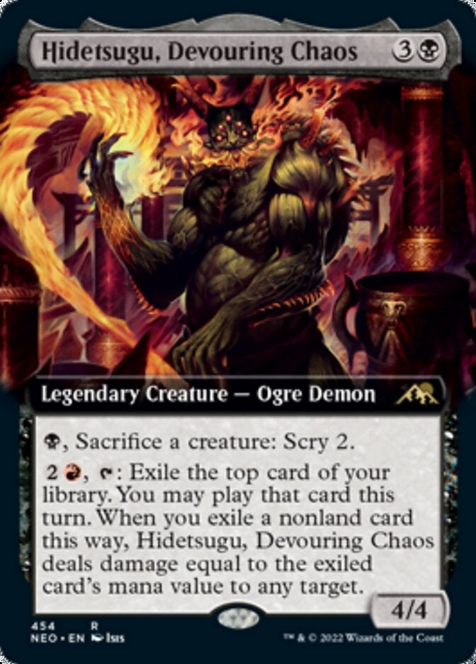 Hidetsugu, Devouring Chaos [ #454 Extended Art ] (NEO-R)