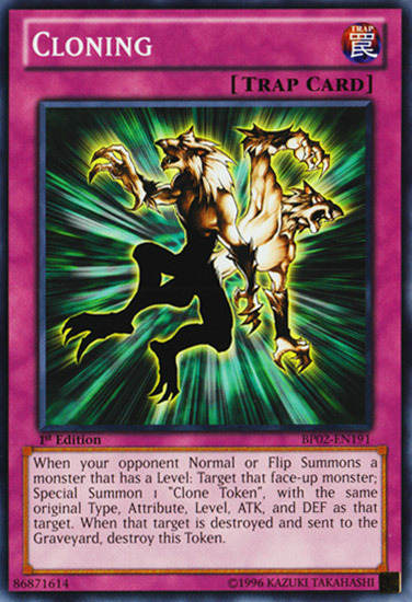 Cloning (RP01-EN194) Secret Rare