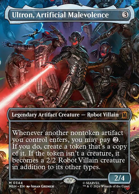 Ultron, Artificial Malevolence [ #0344 Borderless Scene ] (MSH-M)