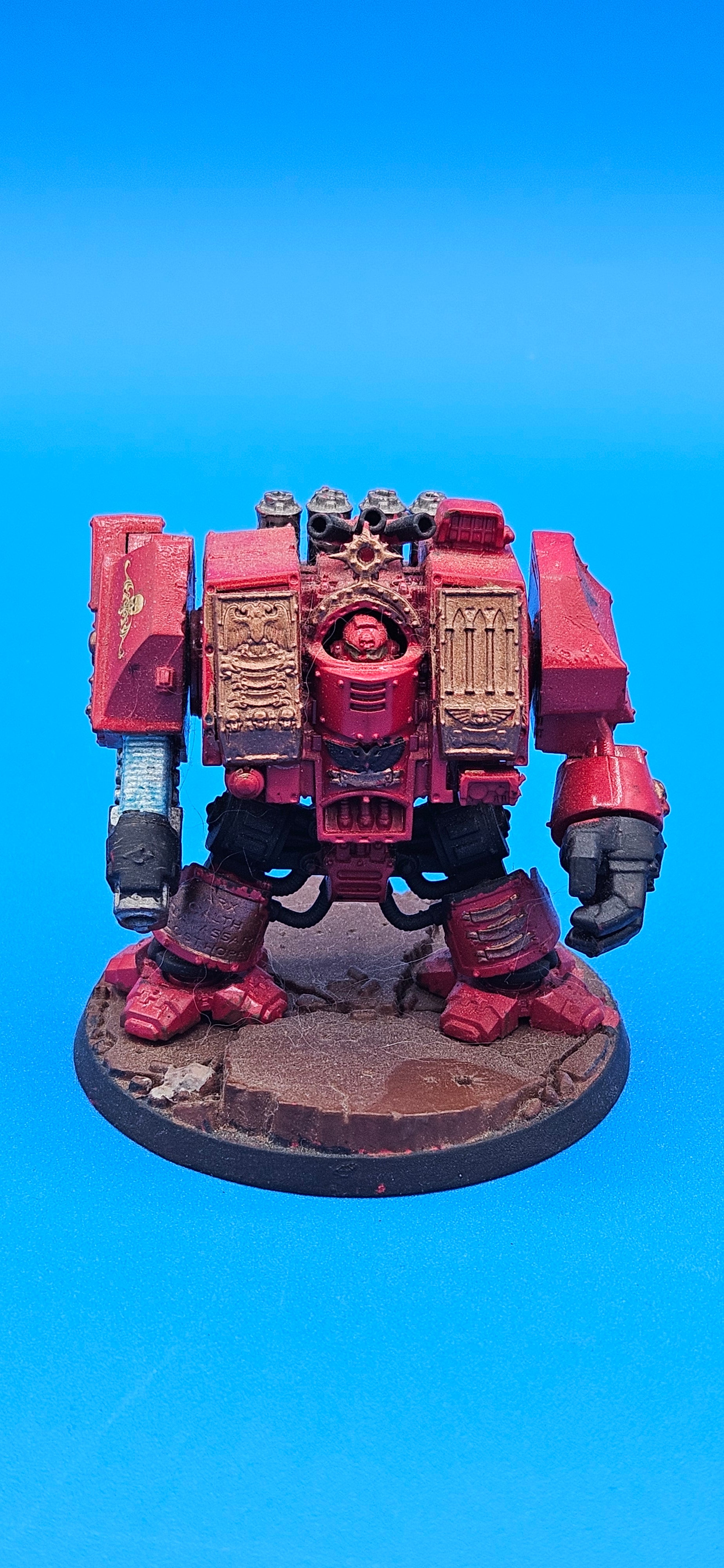 40K: Adeptus Astartes: Blood Angels - Furioso Dreadnought (OOP) (USED) [LOT #1]