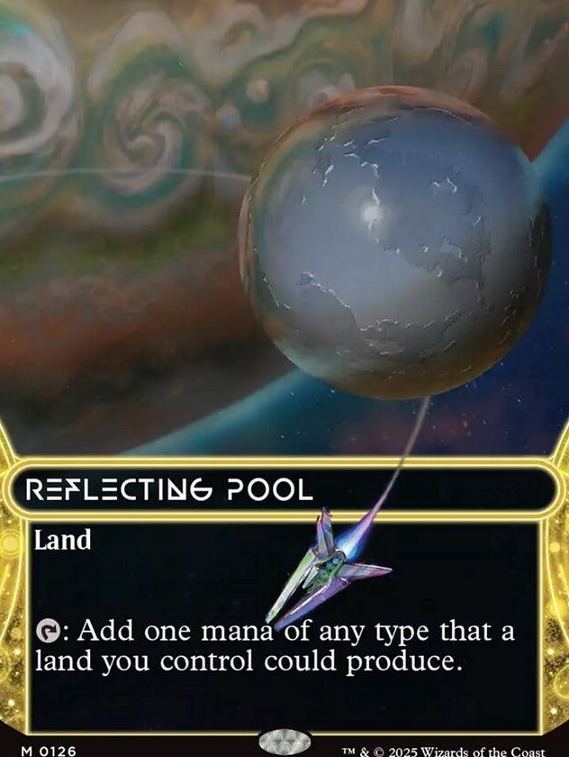 Reflecting Pool [ #0126 Galaxy Foil Borderless Stellar Sights ] (EOS-M)