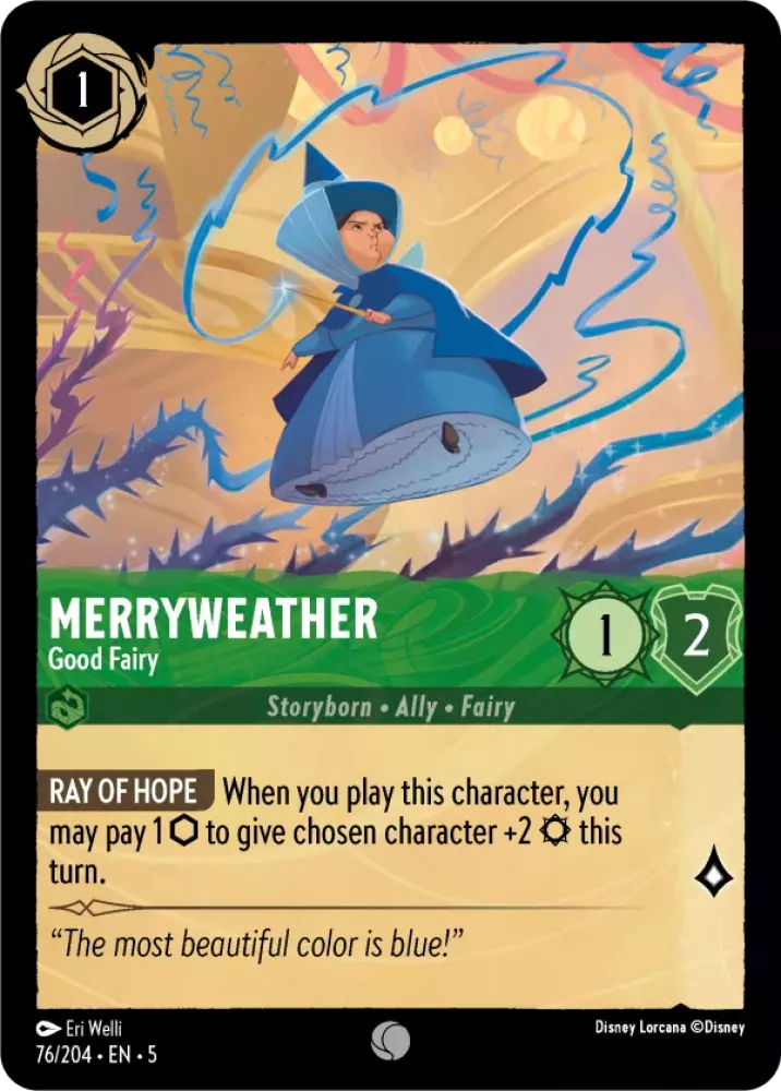 Merryweather - Good Fairy (Shimmering Skies 076/204) Common - Near Mint