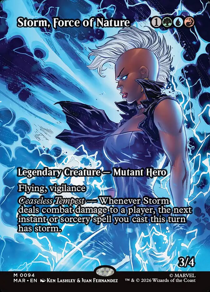 Storm, Force of Nature [ #0094 Borderless ] (MAR-M)