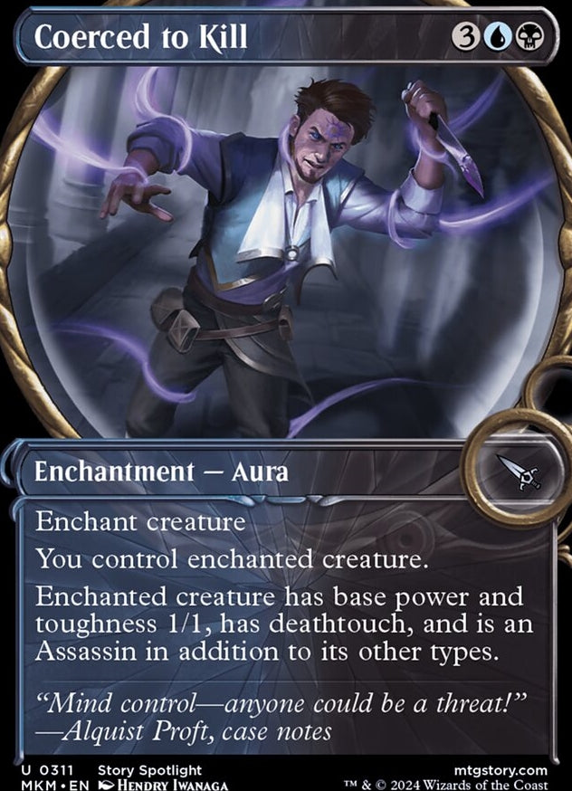 Coerced to Kill [#0311 Magnified Showcase] (MKM-U)