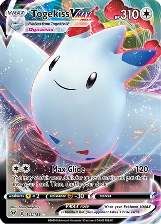 Togekiss VMAX - 141/185 (SWSH04) Ultra Rare - Near Mint Holofoil