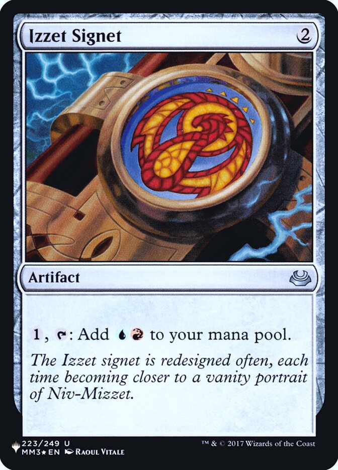 Izzet Signet (MM3-U-LIST)