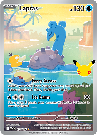 Lapras - 131/128 (30C) Illustration Rare