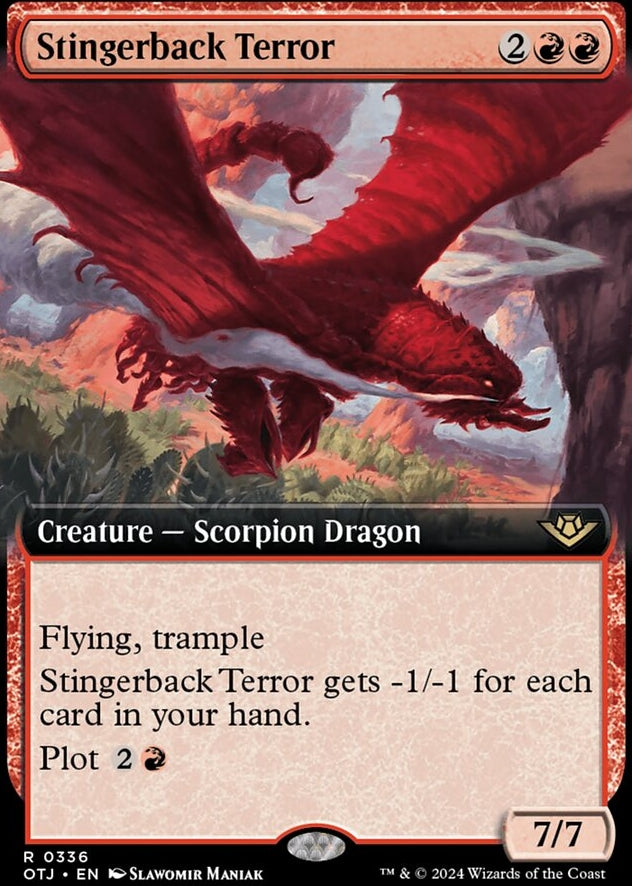 Stingerback Terror [#0336 Extended Art] (OTJ-R)