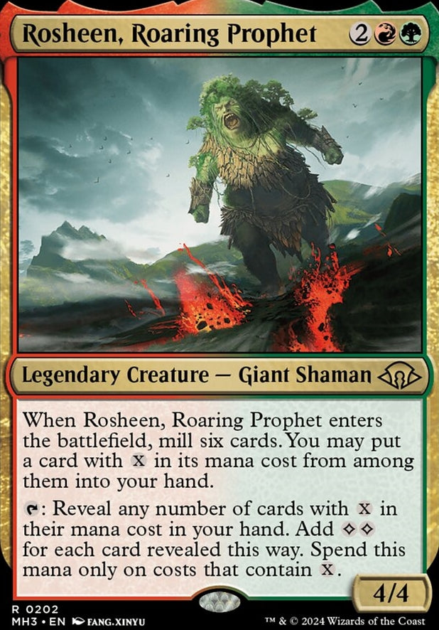 Rosheen, Roaring Prophet [#0202] (MH3-R-FOIL)