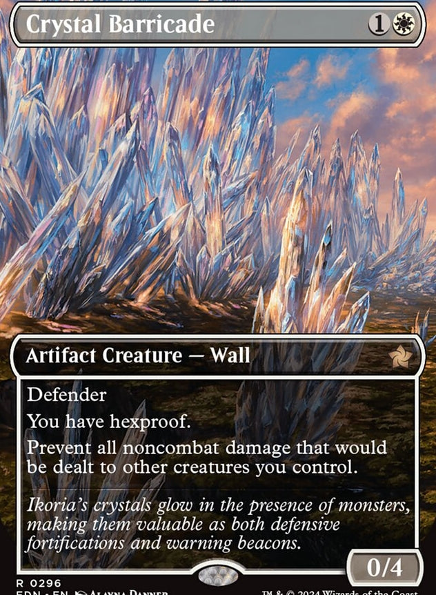 Crystal Barricade [#0296 Borderless] (FDN-R-FOIL)