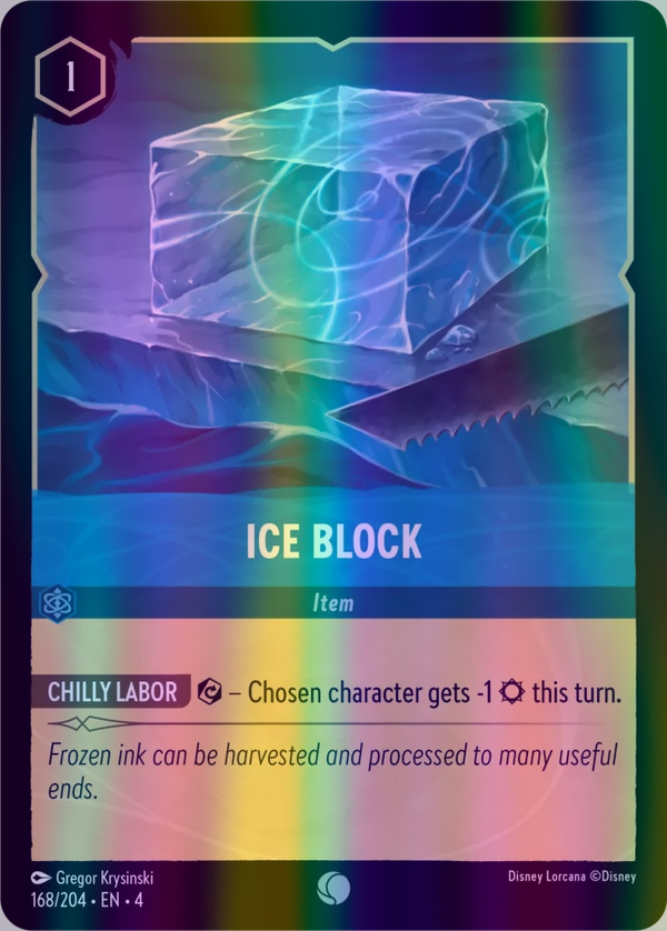 Ice Block (Ursula's Return 168/204) Common - Near Mint Cold Foil