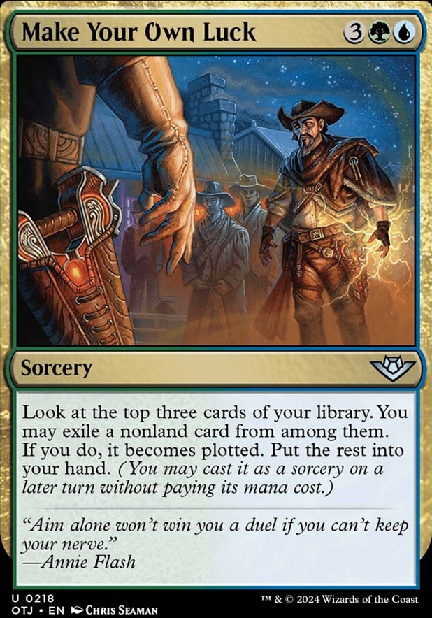 Make Your Own Luck [#0218] (OTJ-U-FOIL)