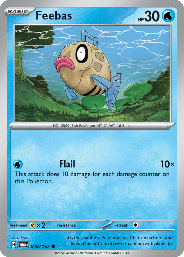 Feebas - 049/167 (TWM) Common - Near Mint