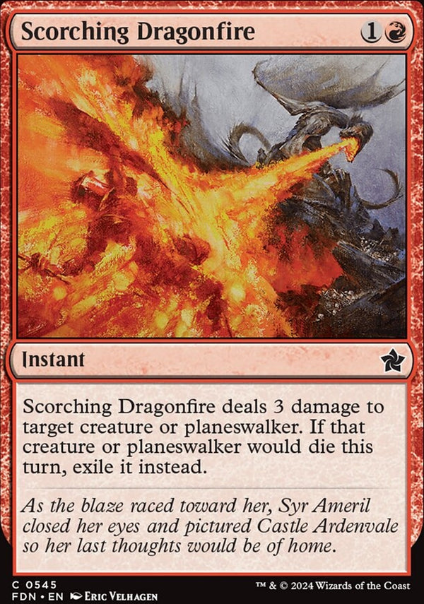 Scorching Dragonfire [#0545 Beginner Box] (FDN-C)