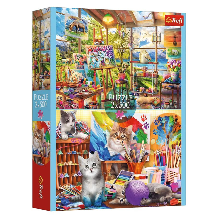 Puzzle: The Art of Painting 2x500 Piece
