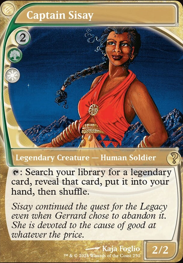 Captain Sisay [#0250 Future Frame] (MB2-R-FOIL)