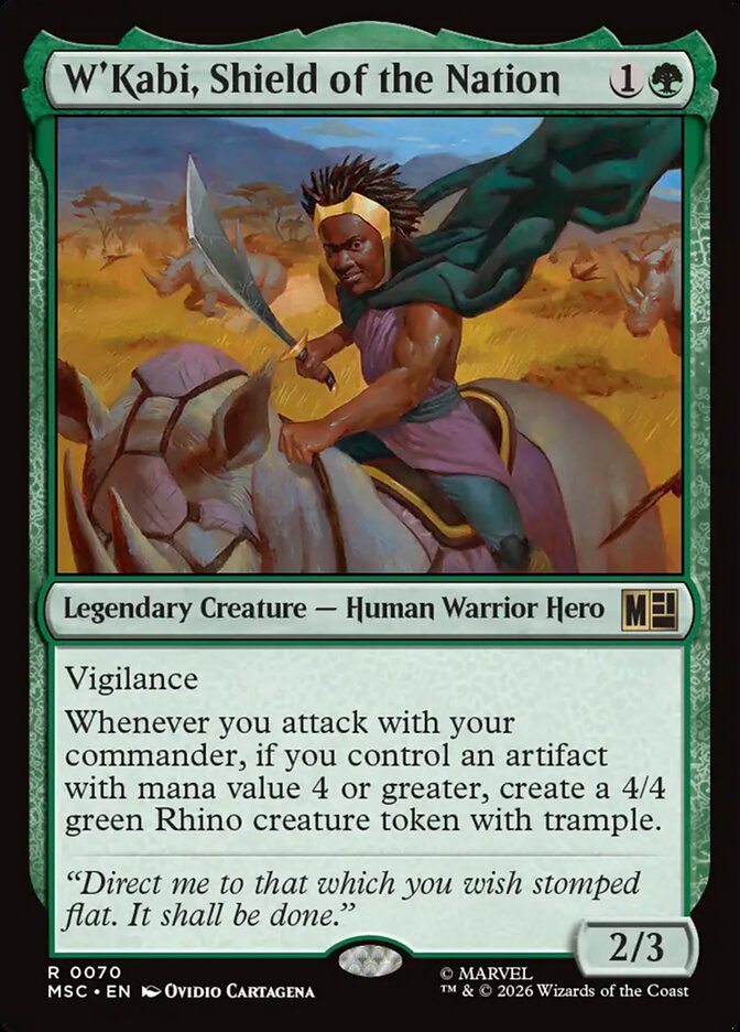 W'Kabi, Shield of the Nation [ #0070 ] (MSC-R)