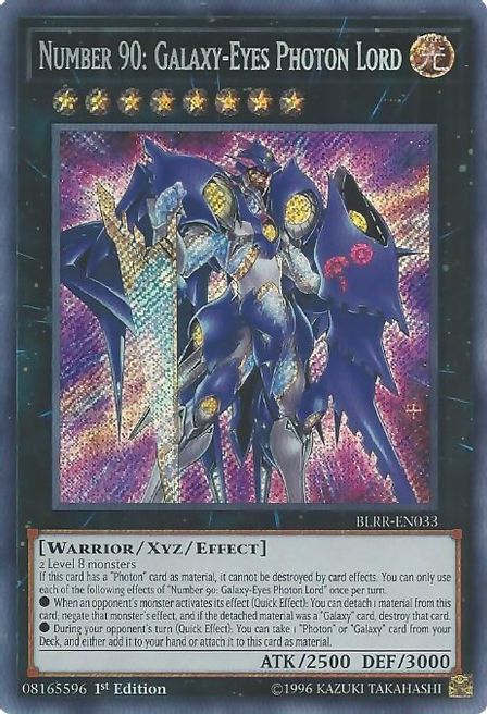 Number 90: Galaxy-Eyes Photon Lord (BLRR-EN033) Light Play