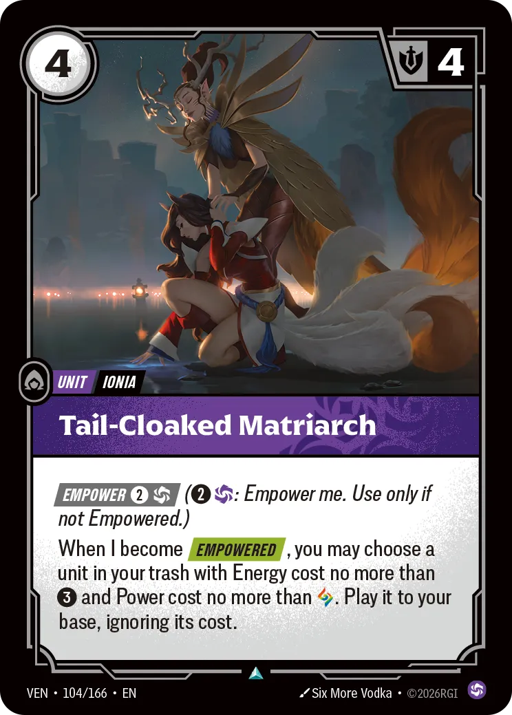 Tail-Cloaked Matriarch - 104/166 (VEN) Uncommon