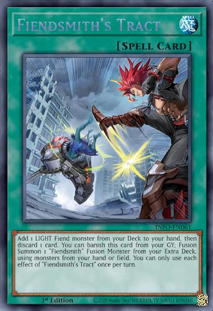 Fiendsmith's Tract (INFO-EN061) Secret Rare - Near Mint 1st Edition