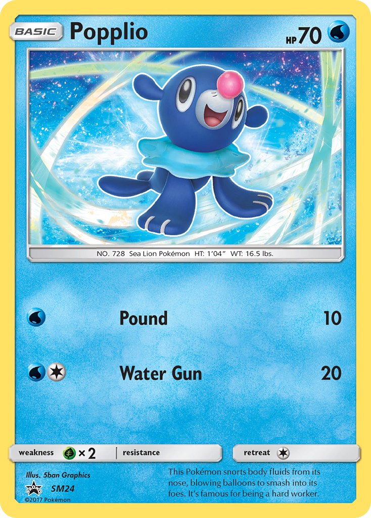 Popplio - SM24 (SM:PR) Promo - Near Mint Holofoil