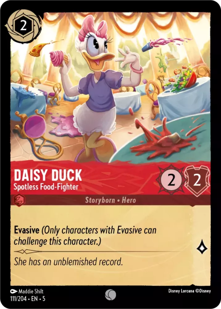 Daisy Duck - Spotless Food-Fighter (Shimmering Skies 111/204) Common - Near Mint