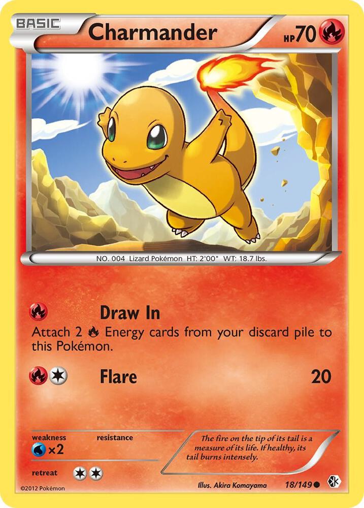 Charmander (18/149) Reverse Holofoil Moderate Play