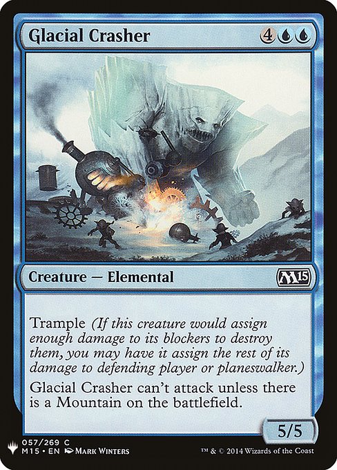 Glacial Crasher [Mystery Booster #0391] (M15-C)
