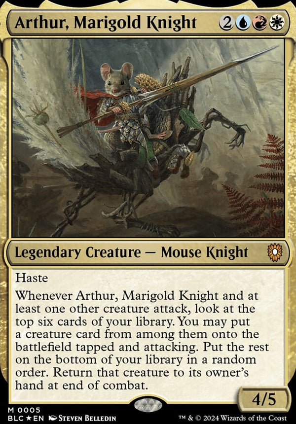 Arthur, Marigold Knight [#0005 Commander] (BLC-M-FOIL)