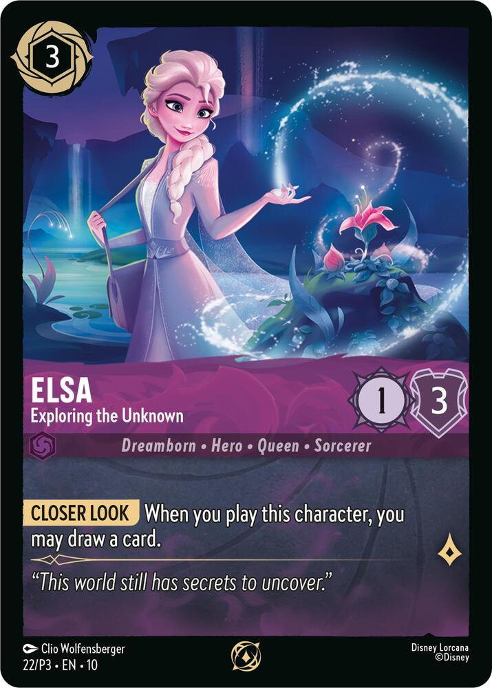 Elsa - Exploring the Unknown (DLPC - 22/P3)  Promo Near Mint Foil