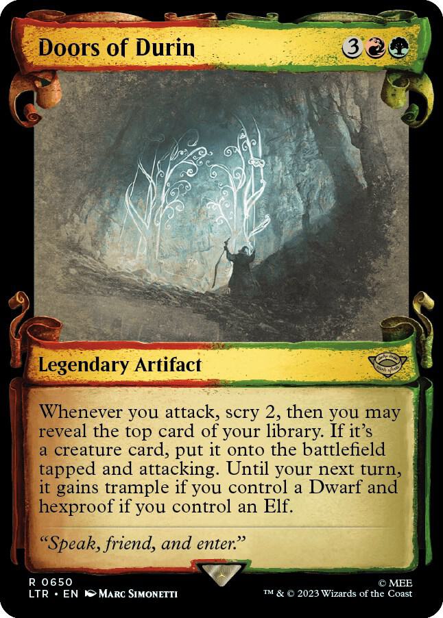 Doors of Durin [#0650 Showcase Scroll] (LTR-R-Foil)