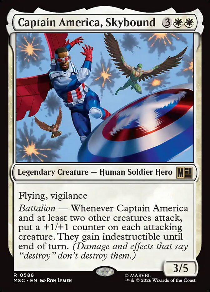 Captain America, Skybound [ #0588 ] (MSC-R)