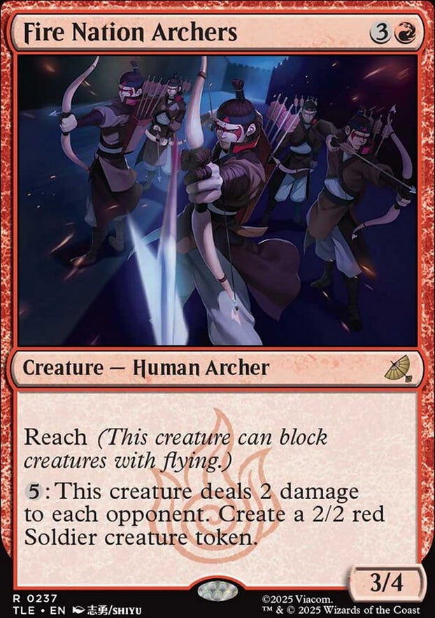 Fire Nation Archers [ #0237 ] (TLE-R)