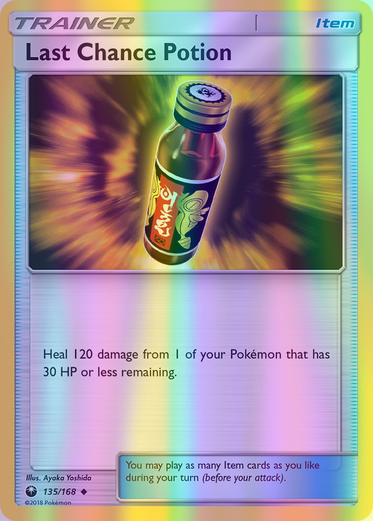 Last Chance Potion - 135/168 (CES) Uncommon - Near Mint Reverse Holofoil
