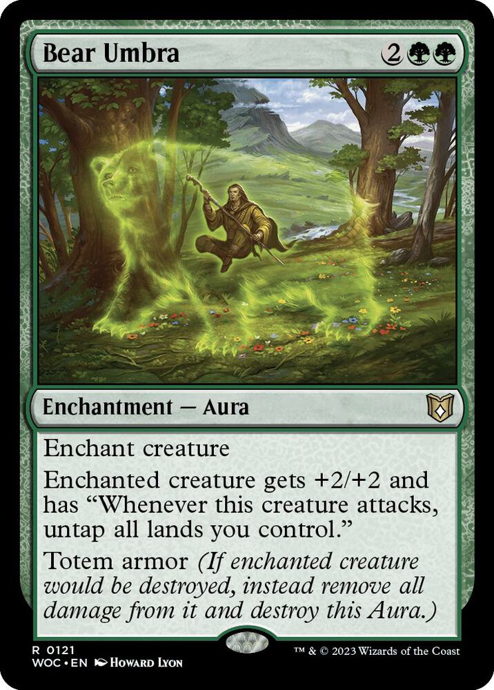 Bear Umbra [#0121 Reprints] (WOC-R) Moderately Played