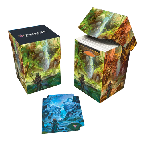 Ultra-PRO: Deck Box 100 + - MTG: Bloomburrow - Season Lands: Swamp (Summer) (38528)