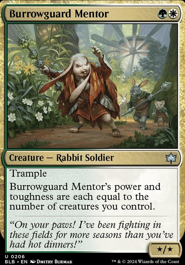 Burrowguard Mentor [#0206] (BLB-U-FOIL)