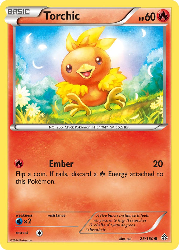 Torchic - 025/160 (PRC) Common - Near Mint