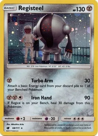 Registeel (Cosmos Holo) - 68/111 (SM:PR) Promo - Near Mint Holofoil