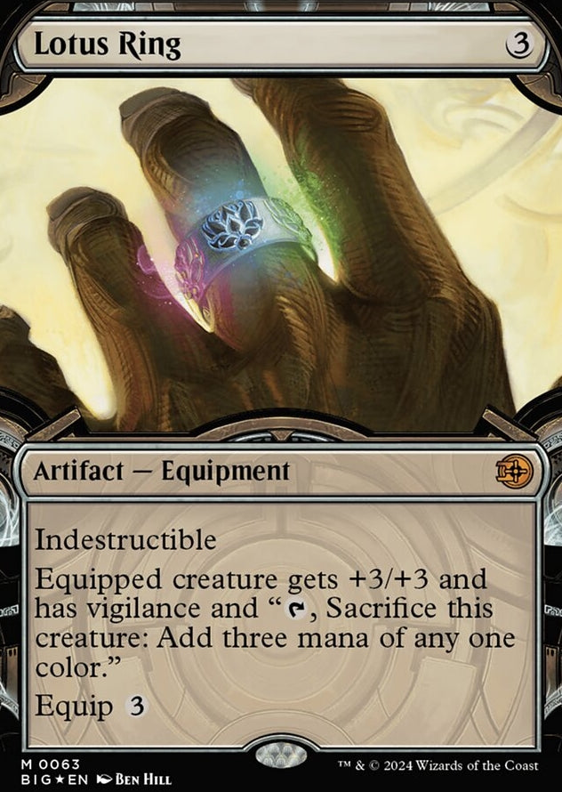 Lotus Ring [#0063 Vault Frame Raised Foil] (BIG-M)