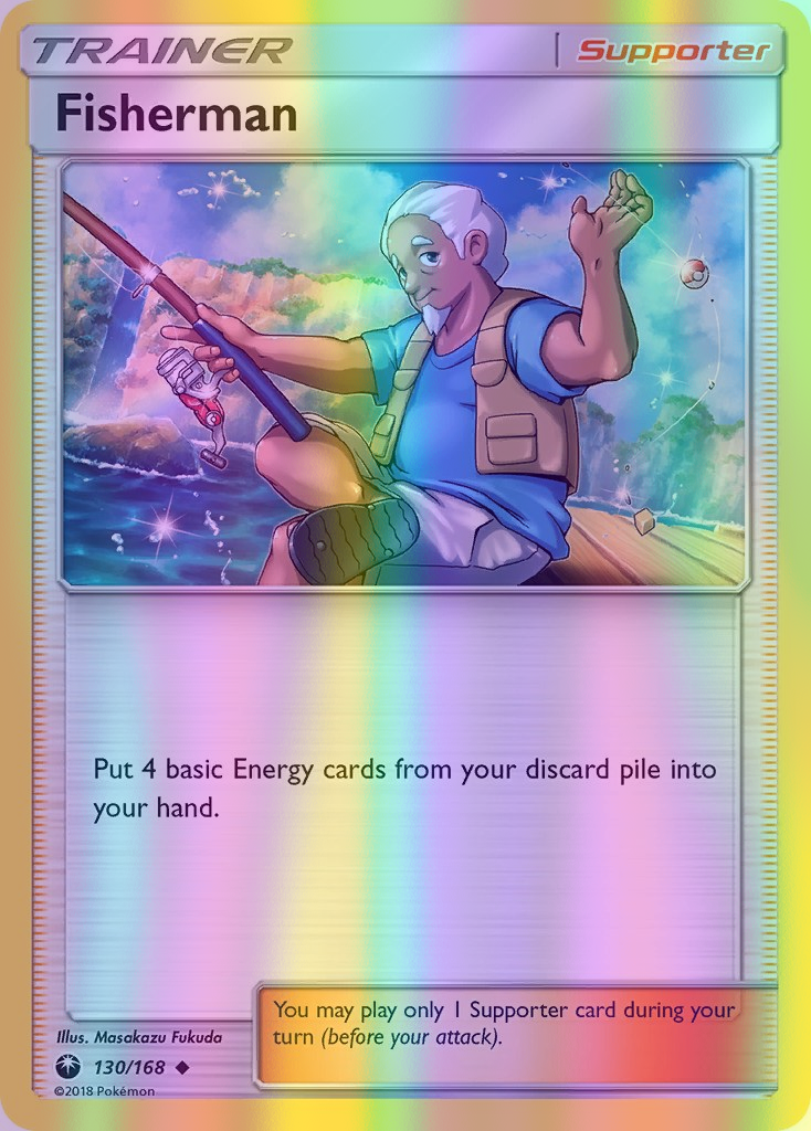 Fisherman - 130/168 (CES) Uncommon - Near Mint Reverse Holofoil