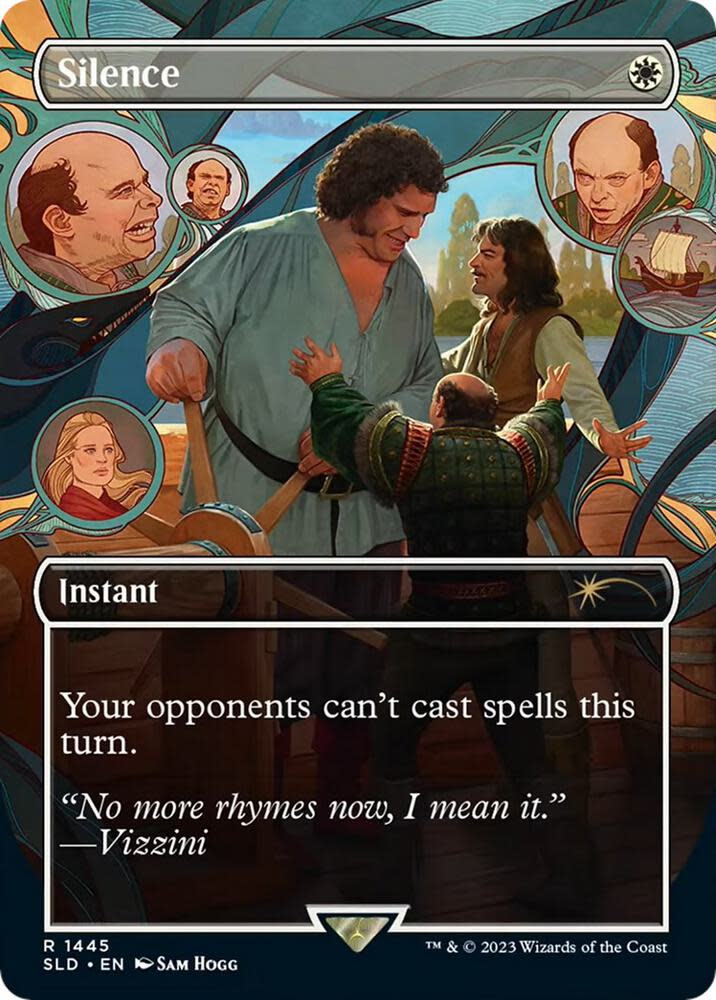 Silence [#1445] (SLD-R-FOIL) Moderate Play