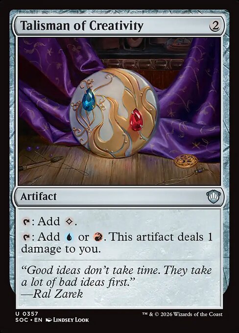 Talisman of Creativity [ #0357 ] (SOC-U)