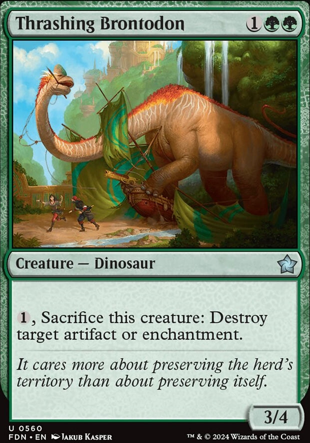 Thrashing Brontodon [