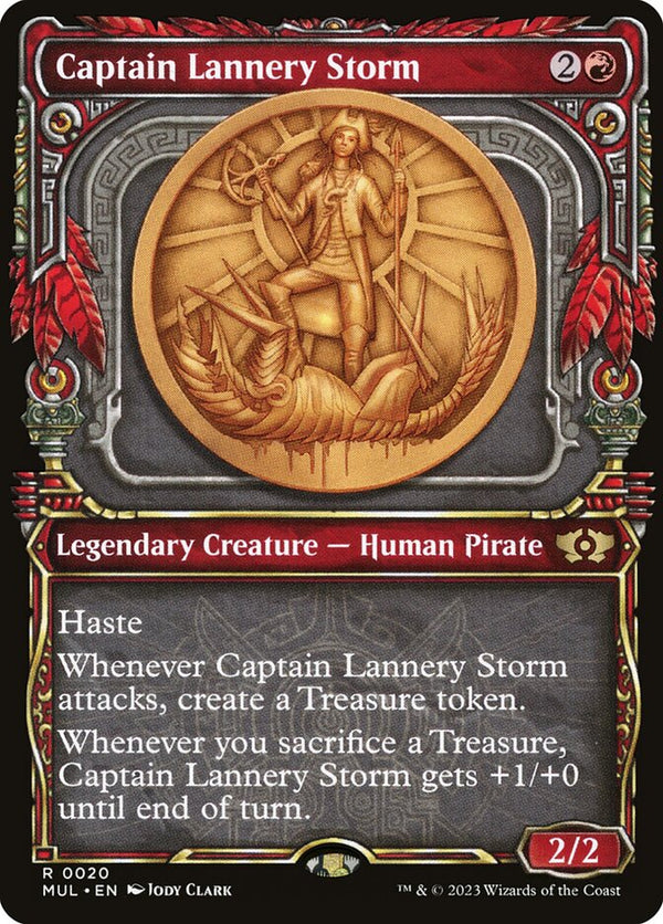 Captain Lannery Storm [#0020 Showcase] (MUL-R-FOIL)