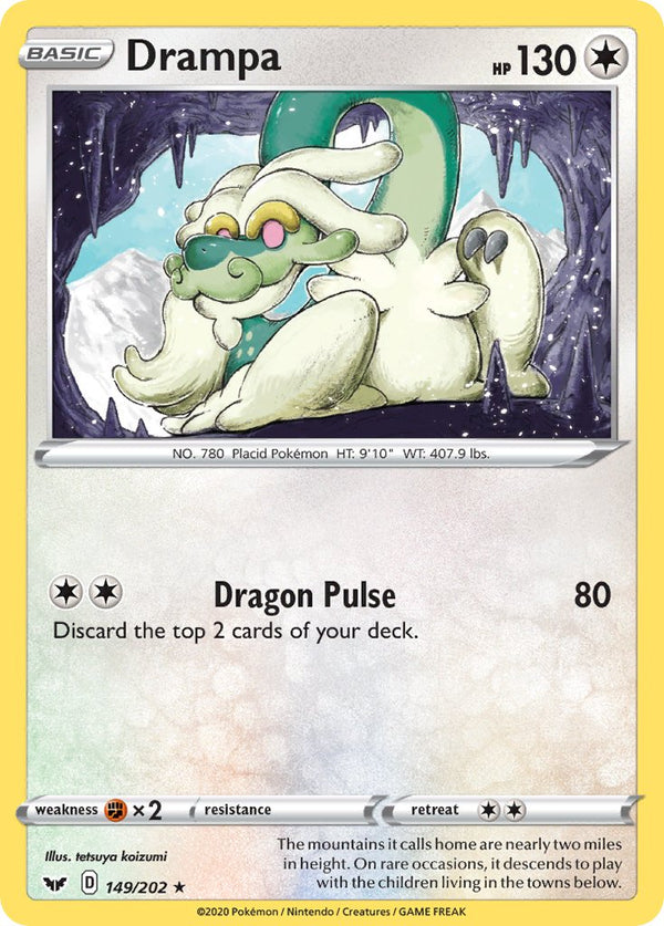 Drampa - 149/202 (SWSH01) Rare - Near Mint