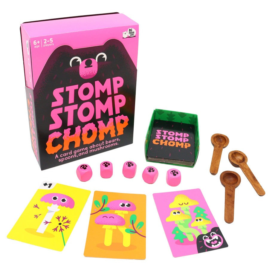 Stomp Stomp Chomp - A card game about bears, spoons, and mushrooms